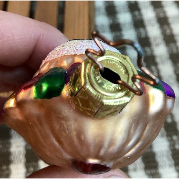 Inge Glass Blown Ornament Indian Chief Christmas Tree Decor Made in Germany - Picture 6 of 12